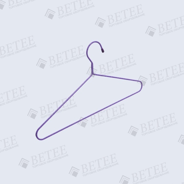 veshalka-dlya-odezhdy-metallicheskaya-cvet-fioletovyj-380mm-310049F