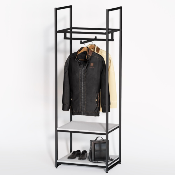 stellazh-dlya-odezhdy-chernyj-v-stile-loft-s-polkoj-ldsp-belogo-cveta-170x59x45sm-a1760-08-chb