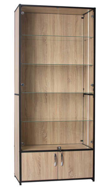 vitrina-loft-steklyannaya-s-zamkami-2200h900h450mm