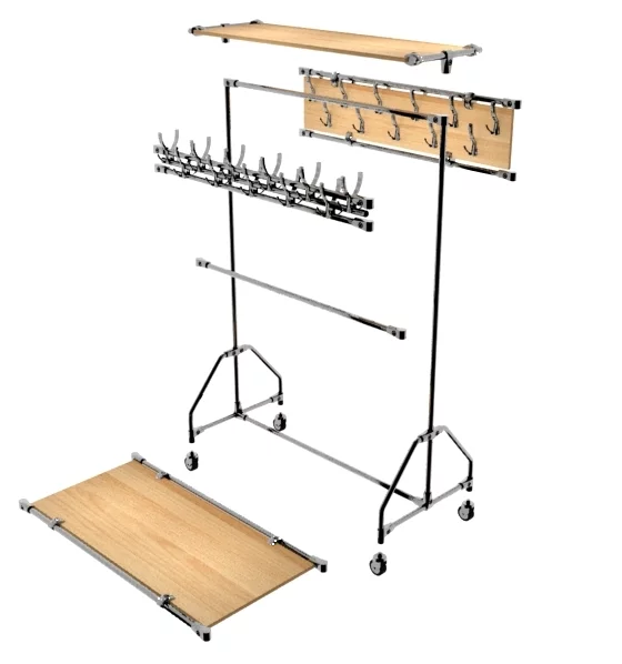 Вешалка гардеробная на ножках