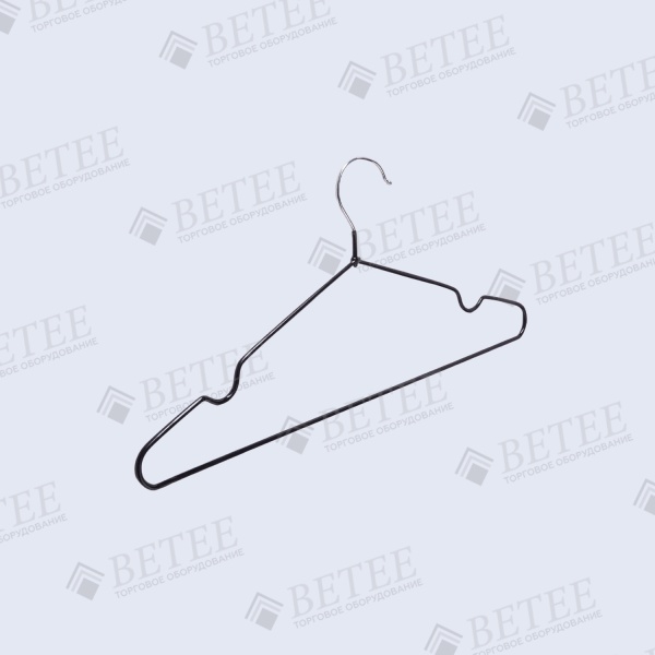 вешалка-для-одежды-прорезиненная-металлическая-черная-400мм-A04B