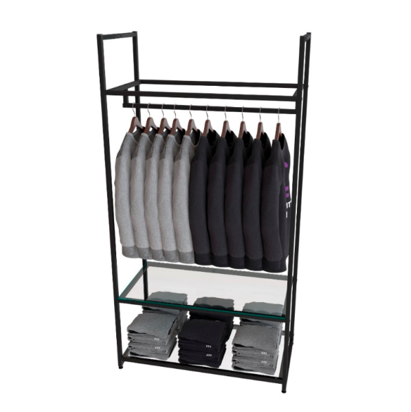 stellazh-metallicheskij-loft-dlya-odezhdy-s-polkami-iz-stekla-170x89x45sm-a1790-09chs