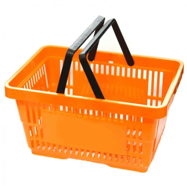 корзина-покупательская-объем20л-цвет-оранжевый-PL704
