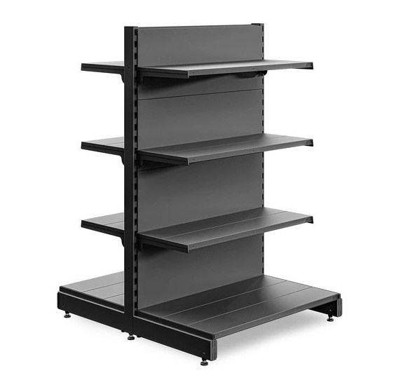 stellazh-dvuhstoronnij-chernyj-8-polok-vysota-1650mm-shirina-1000mm