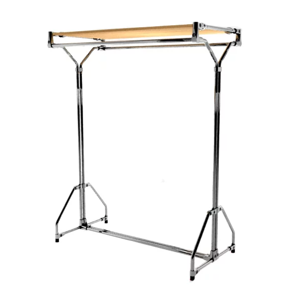 Вешалка гардеробная на ножках с полкой