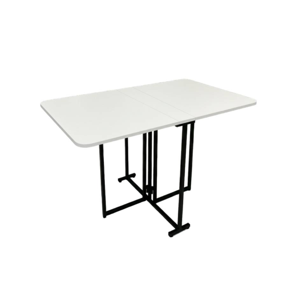 stol-knizhka-kuhonnyj-transmatik-12-belyj-chernyj-120-72-77sm