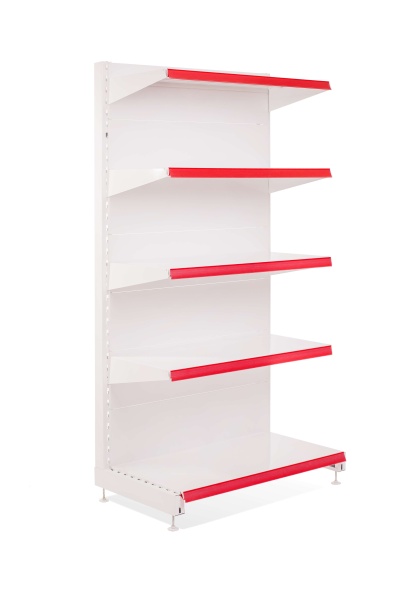 cтеллаж-пристенный-2150х1000х500мм-5-полок-цвет-белый