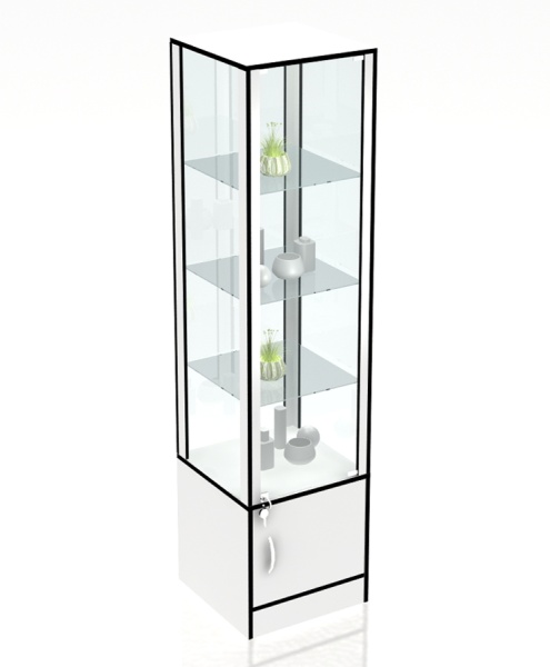 витрина-для-магазина-остекленная-цвет-белый