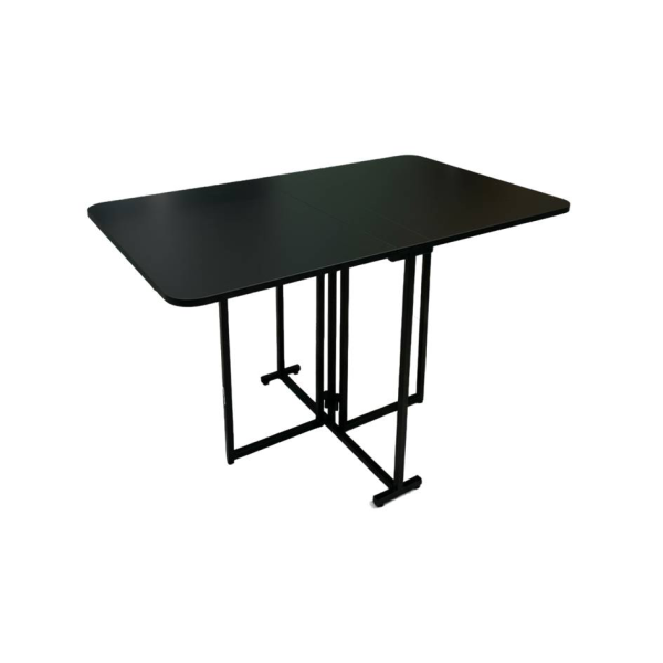 stol-knizhka-kuhonnyj-transmatik-12-chernyj-chernyj-120-72-77sm