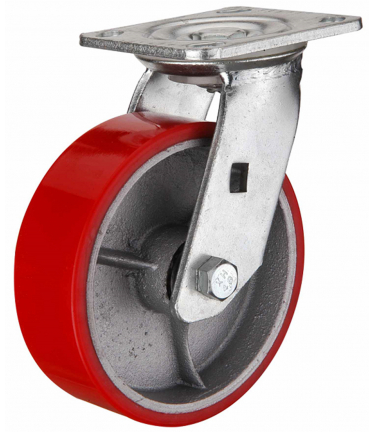 Колесо большегрузное полиуретановое поворотное D=160мм (Арт.1043160.2)