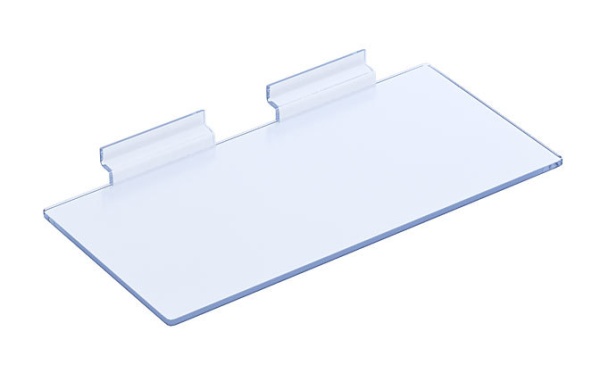 полка-для-экономпанелей-для-обуви-250х100мм-цвет-прозрачный-F141