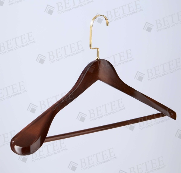 veshalka-iz-dereva-dlya-odezhdy-dlina-450mm-cvet-orekh-kryuchok-zoloto