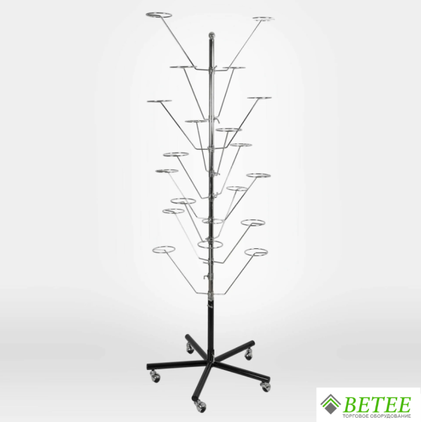 вешало-для-головных-уборов-напольное-на-колесах-ST021