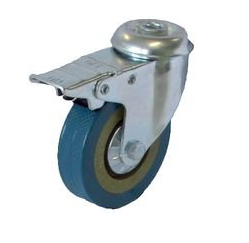 Колесо под болт М10 D=50мм СЕРАЯ РЕЗИНА (Арт.3057050)