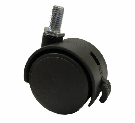 koleso_mebel'noe_40mm_s_rez'boj_M8_ChERNYJ PLASTIK_M084