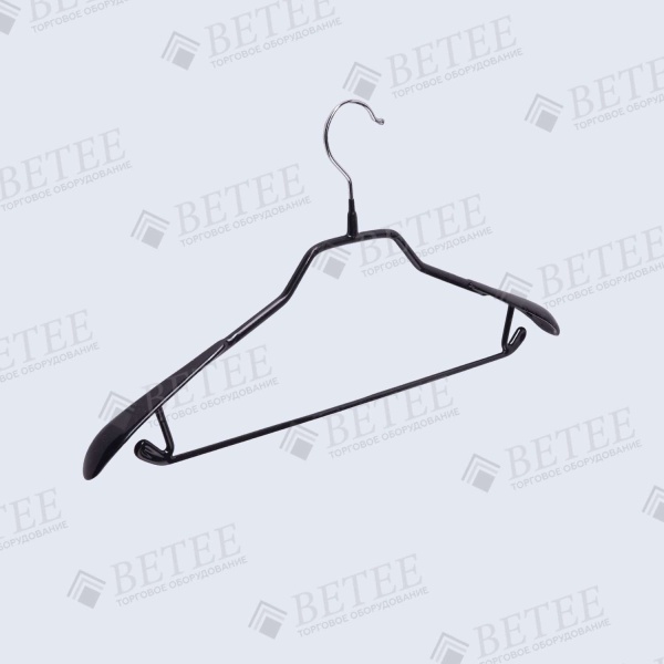 veshalka-plechiki-dlya-odezhdy-prorezinennaya-s-perekladinoj-metallicheskaya-chernaya-WL142