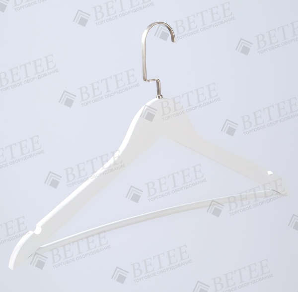 plechiki-dlya-odezhdy-iz-dereva-s-perekladinoj-l-450mm-cvet-vesh-belyj-cvet-kryuchka-stal_01