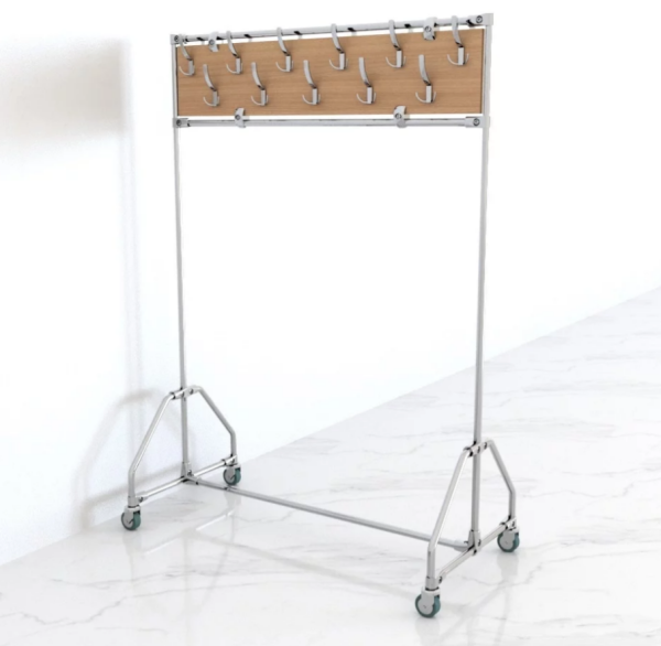 Вешалка гардеробная на колесах