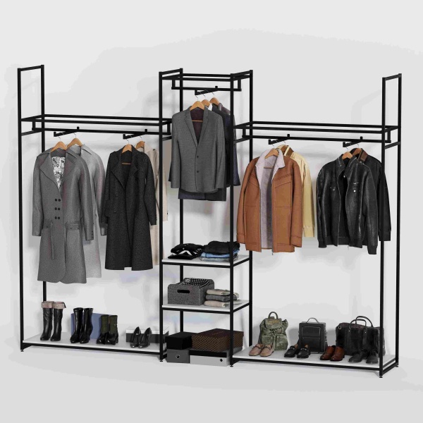 stellazh-dlya-odezhdy-metallicheskij-v-stile-loft-220x293x45sm-s-polkami-beloe-ldsp