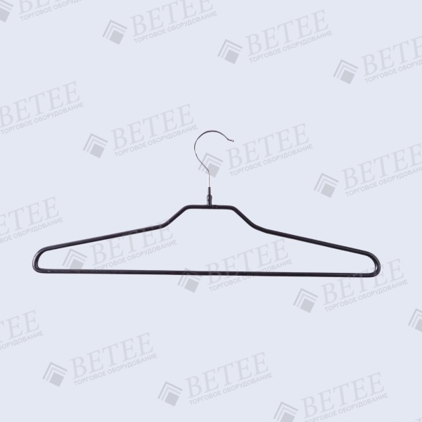 veshalka-dlya-odezhdy-metallicheskaya-obrezinennaya-chernaya-dlina-460mm-2240we