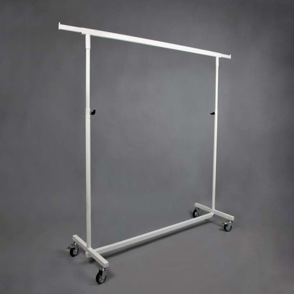 вешалка-стойка-металлическая-на-колесах-напольная-цвет-белый-H1300-2300мм-ST063W