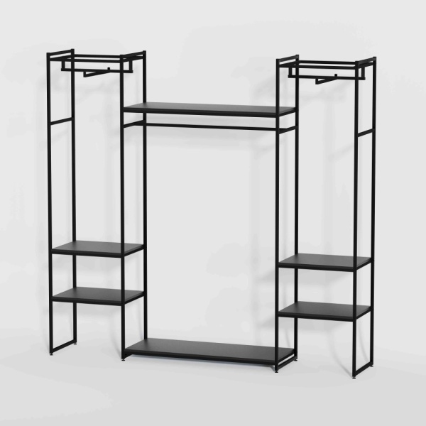 stellazh-metallicheskij-dlya-odezhdy-v-stile-loft-220x233x45sm-s-chernymi-polkami-ldsp_01