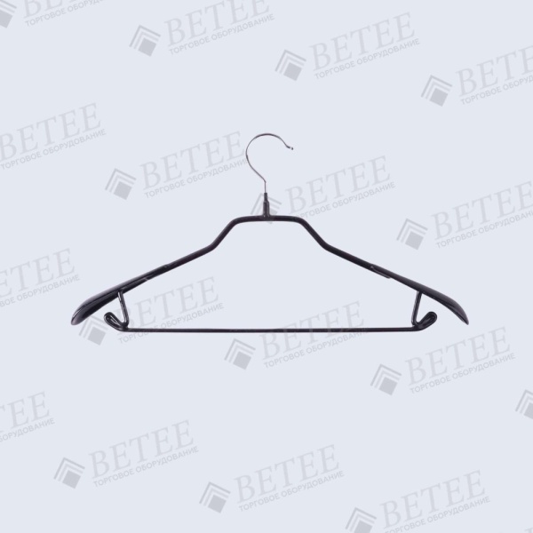 veshalka-plechiki-dlya-odezhdy-prorezinennaya-s-perekladinoj-metallicheskaya-chernaya-WL142-01