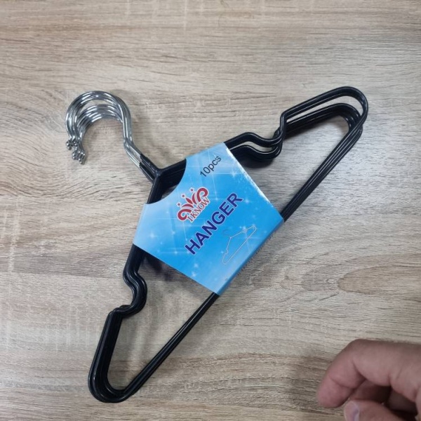 veshalka-detskaya-obrezinennaya-chernaya-300mm-A01B-02