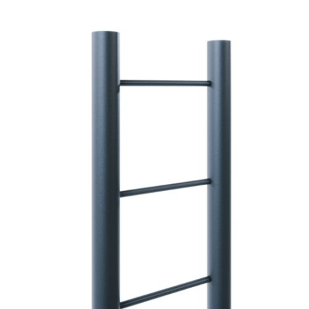 колонна_двойная_2200мм_черная