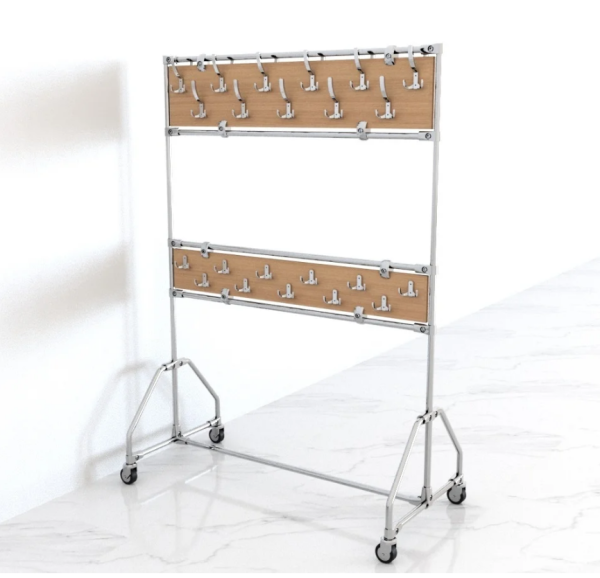 Вешалка гардеробная на ножках с крючками