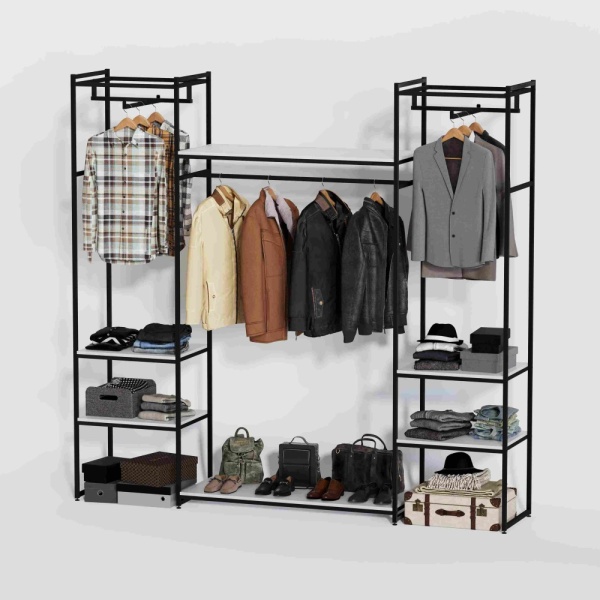 stellazh-metallicheskij-dlya-odezhdy-v-stile-loft-220x233x45sm-s-belymi-polkami-ldsp_01